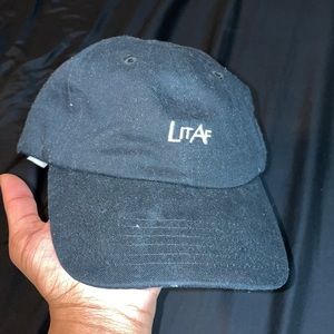 “Lit AF “ dad hat